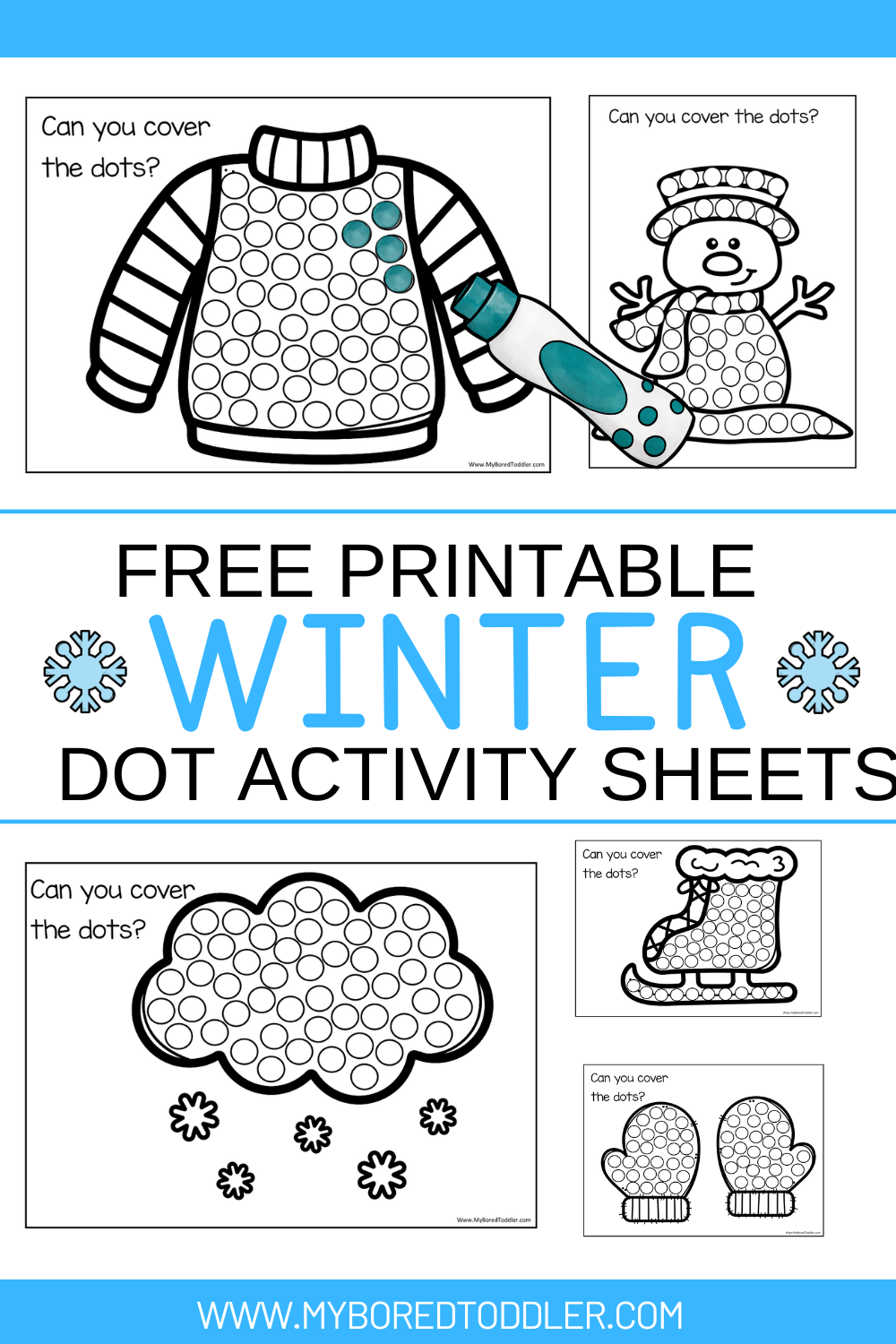 Printable Winter Preschool Activities