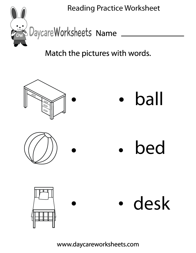 Free Printable English Worksheets For Preschoolers