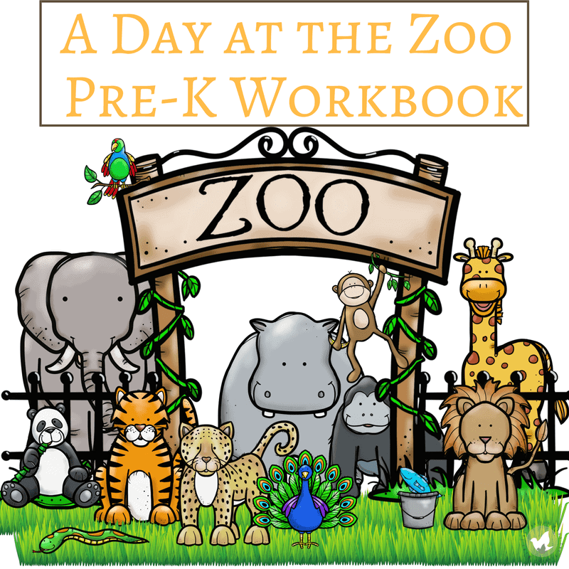 Fun Preschool Zoo Animal Printables A Day At The Zoo Workbook The Fervent Mama Fun Preschool Zoo Animal Printables A Day At The Zoo Workbook The Fervent Mama