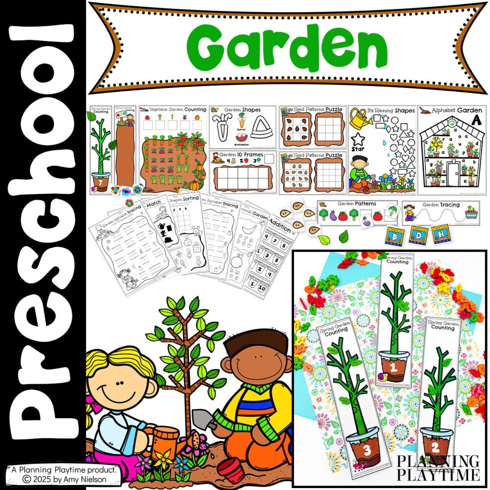 Garden Theme Preschool Activities Planning Playtime