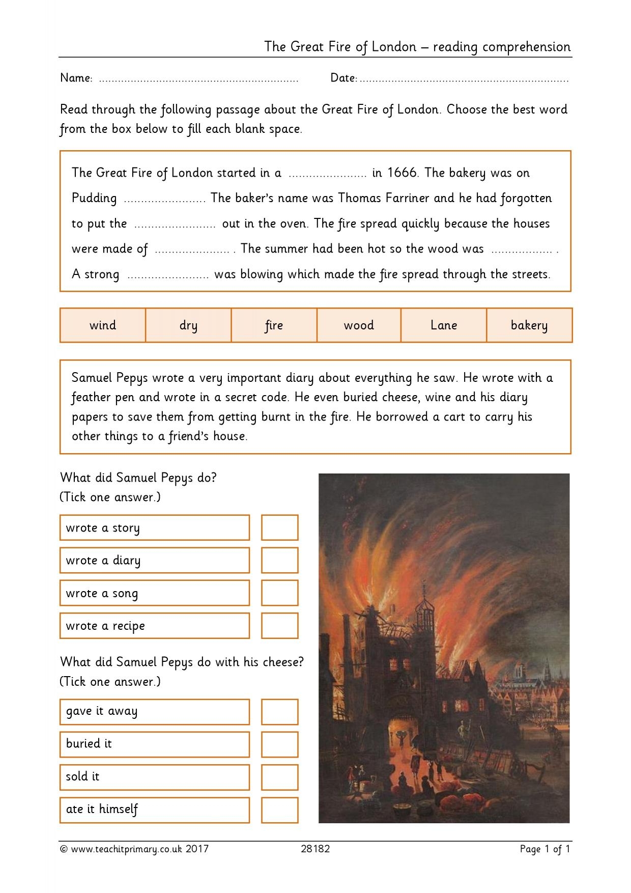 Ks1 Reading Comprehension Worksheets Ks1 Reading Comprehension Worksheets