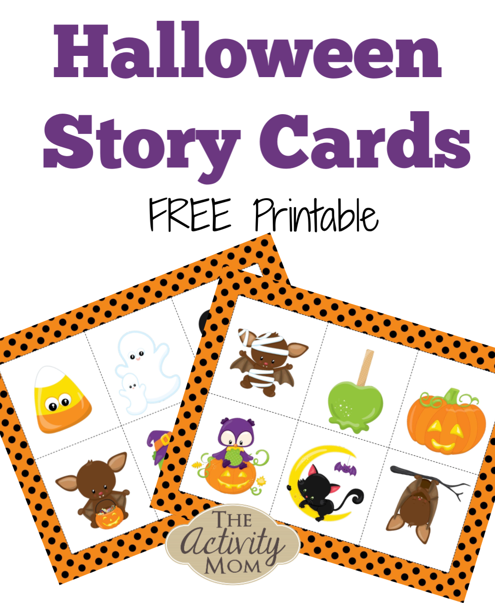 Halloween Story Cards For Kids The Activity Mom
