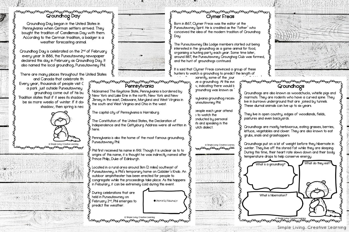 Groundhog Day Reading Comprehension Worksheet Pdf Groundhog Day Reading Comprehension Worksheet Pdf