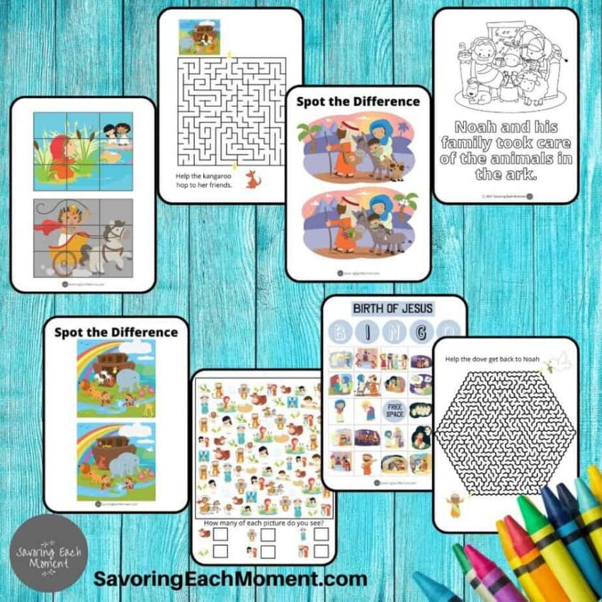 Huge Collection Of Printable Bible Worksheets For Kids Savoring