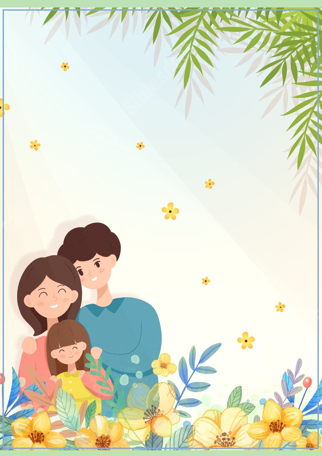 International Family Day Page Border And Printable Background In Word Slidesdocs