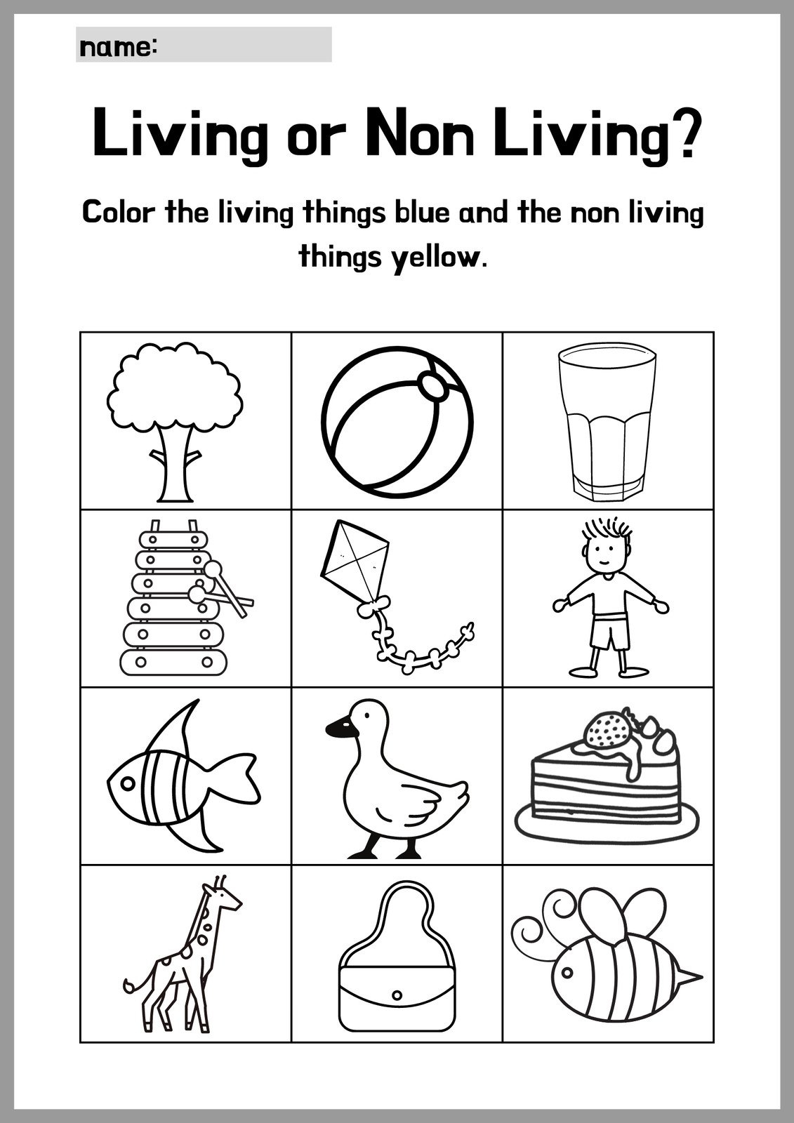 Printable Kindergarten Science Worksheet Printable Kindergarten Science Worksheet