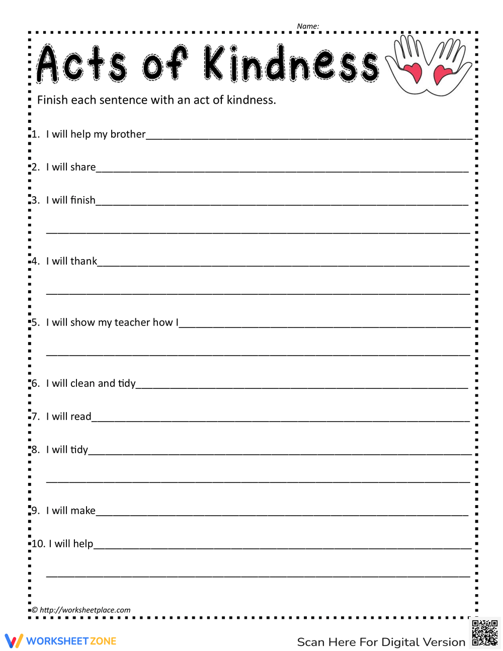Kindness Worksheets 2025 Kindness Worksheets 2025