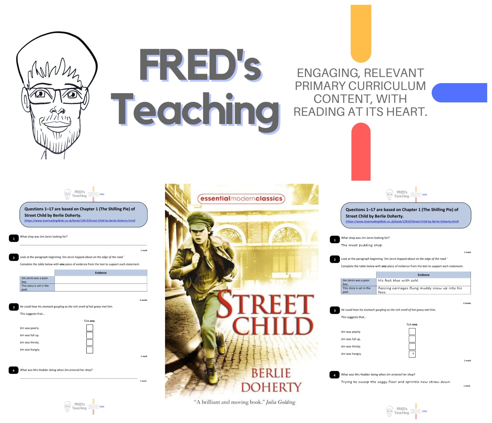 KS2 SATs Style Comprehension Street Child Extract Fred s Teaching KS2 SATs Style Comprehension Street Child Extract Fred s Teaching