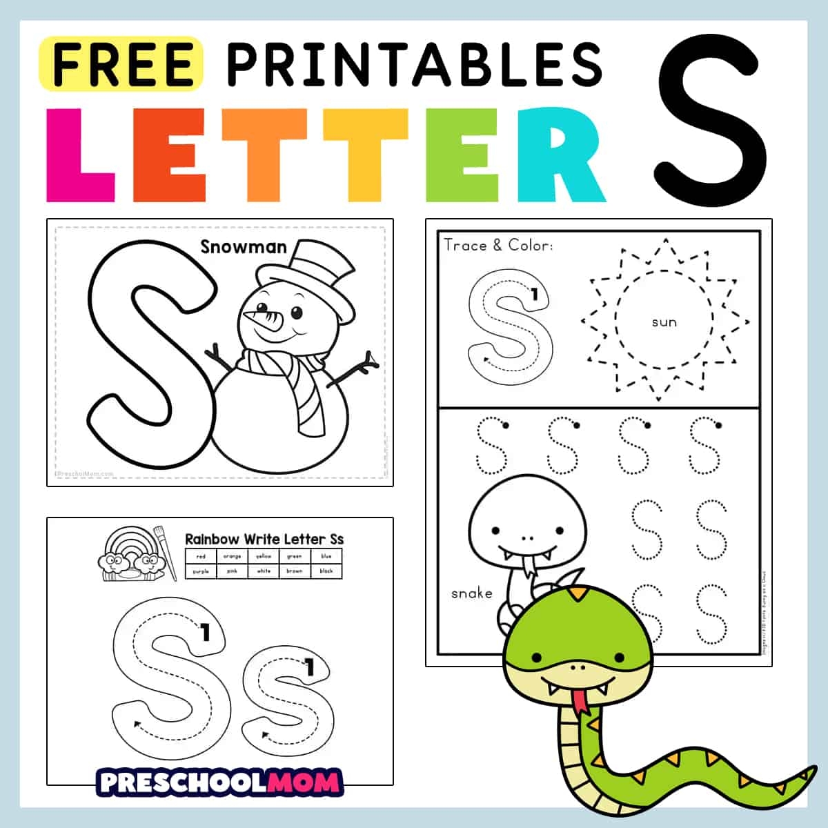 Free Preschool Writing Printables