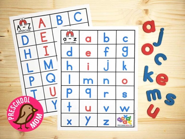 Magnet Alphabet Letter Mats Preschool Mom