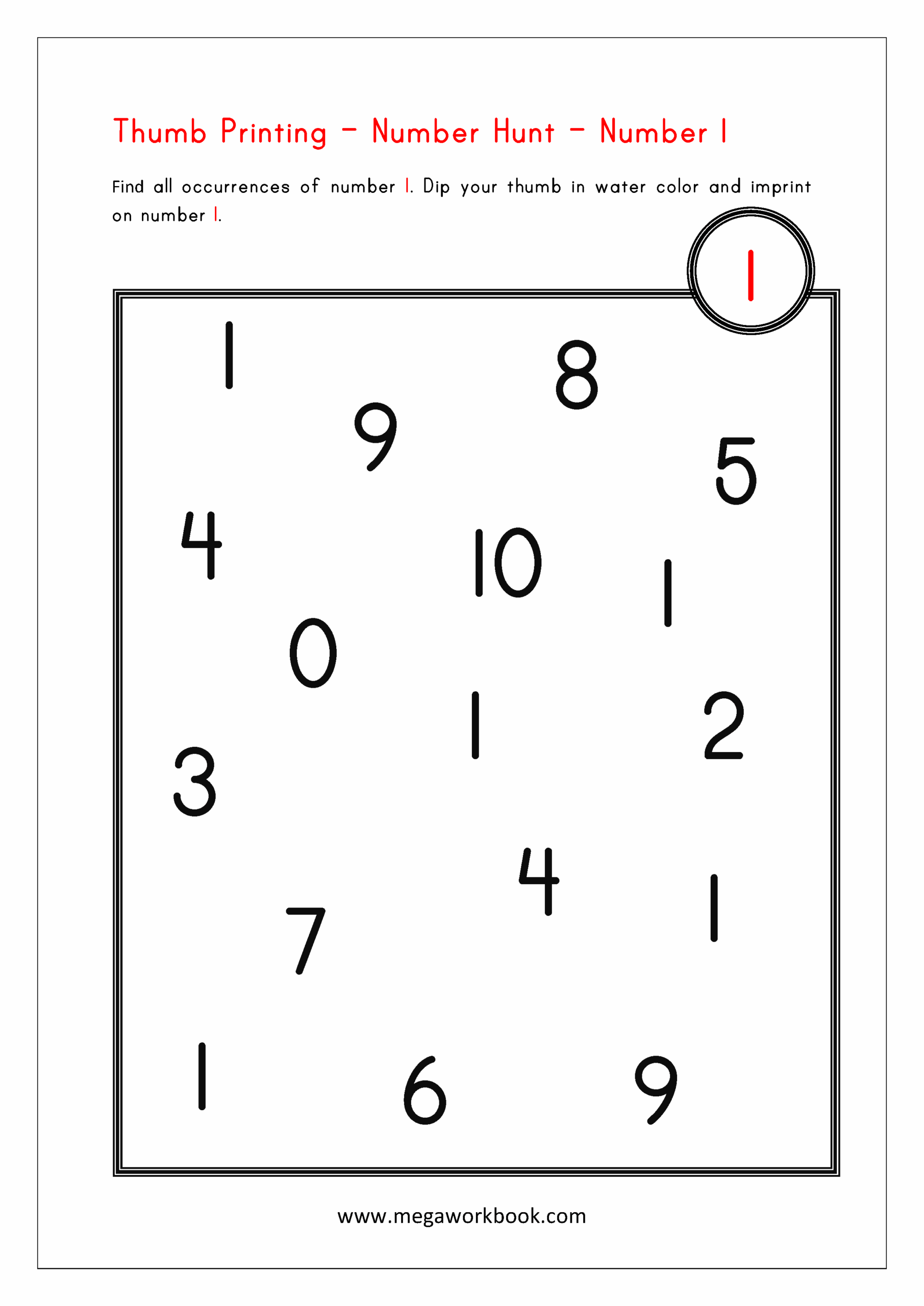 Printable Preschool Math Activitiess