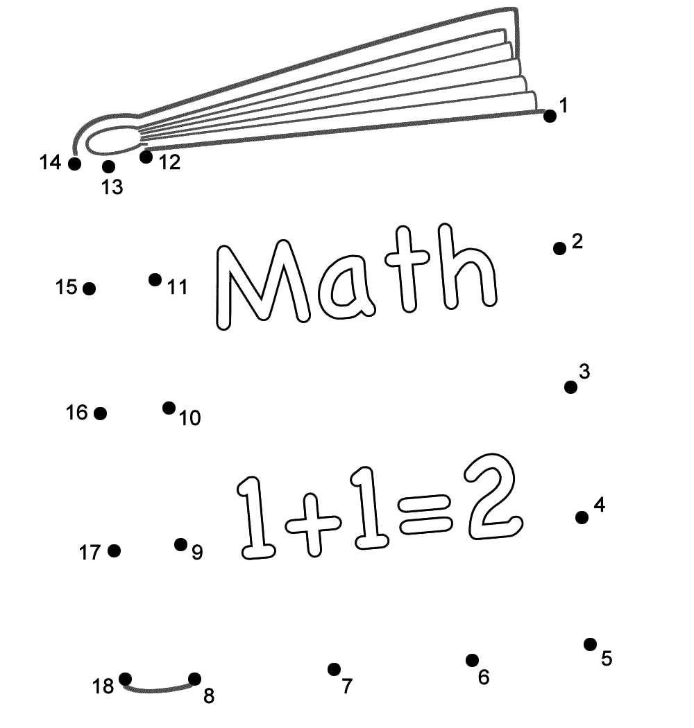 Math Book Connect The Dots Count By 1 s 100th Day Of School 