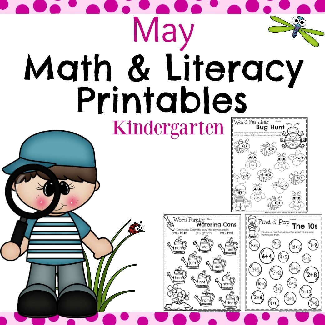 Printable Kindergarten Literacy Worksheets