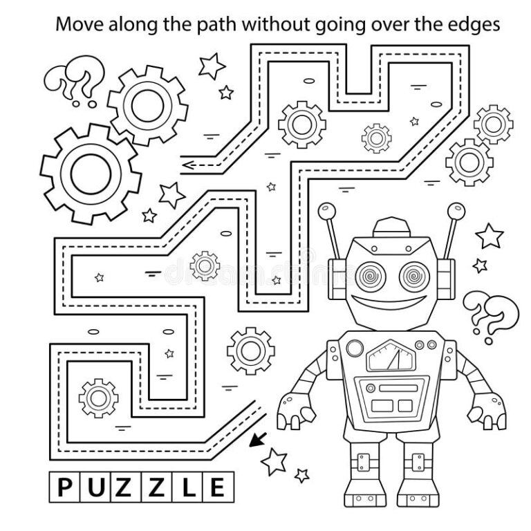 Maze Robot Stock Illustrations 528 Maze Robot Stock 