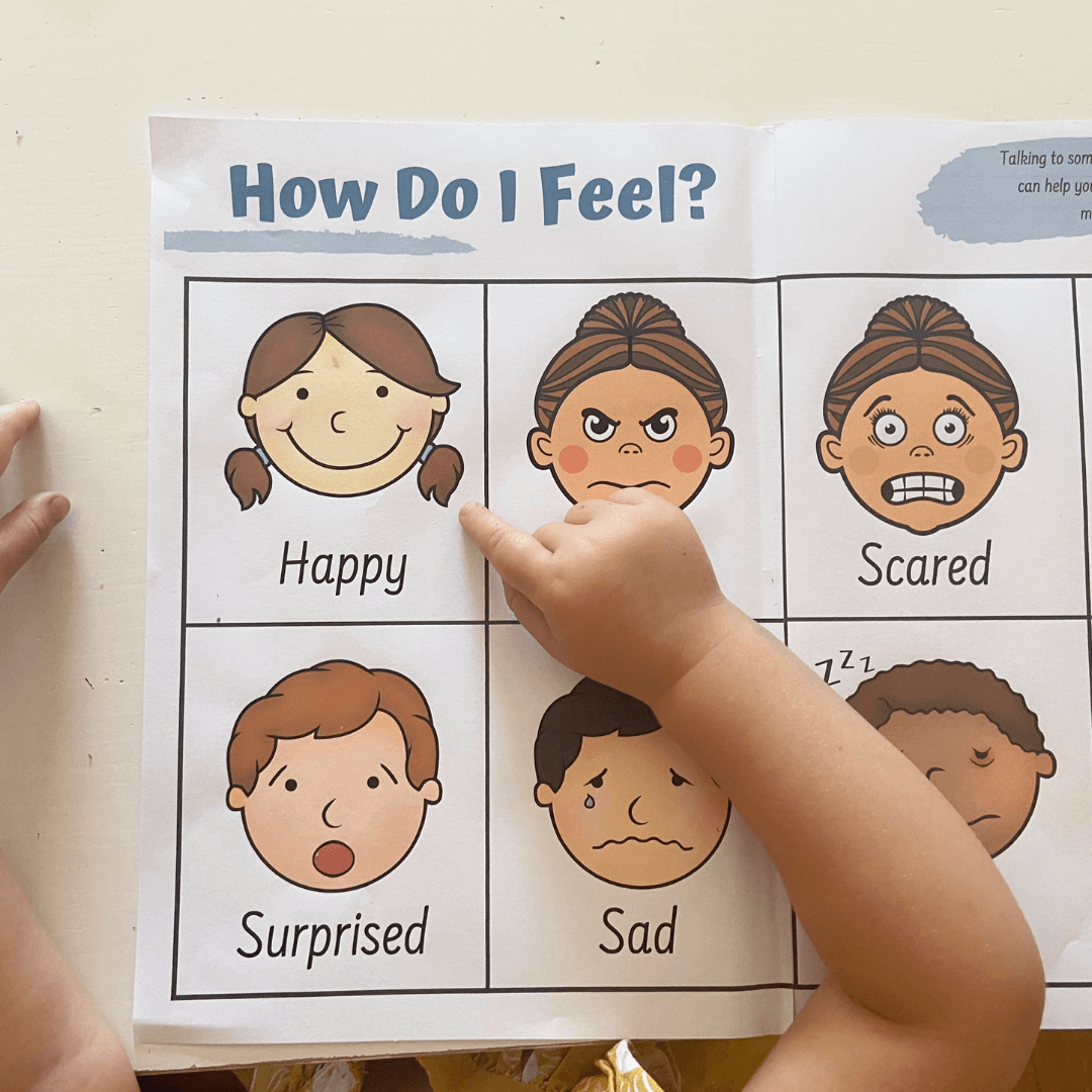 Mindful Little Feelings Chart Emotions Chart For Kids Mindful Worksheets Library