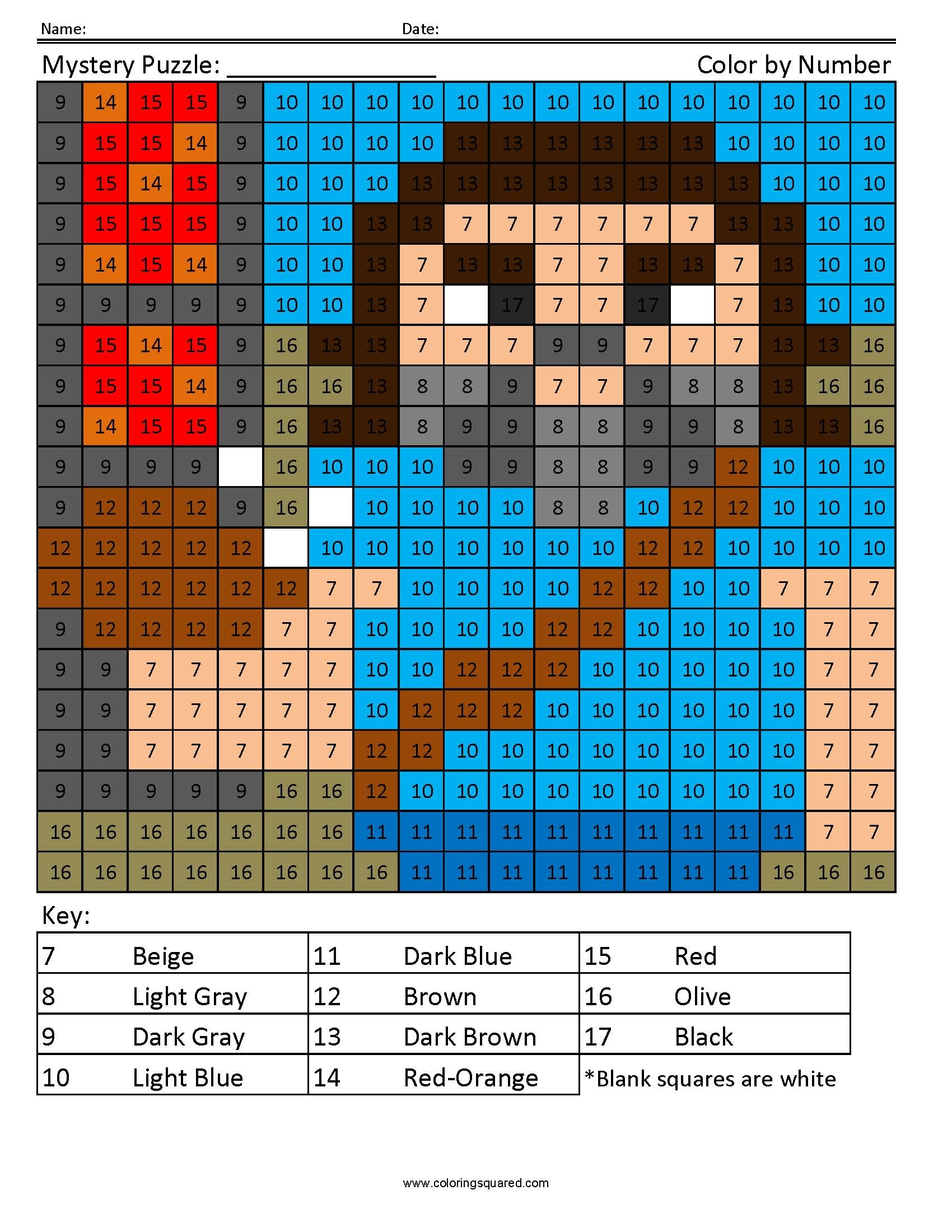 Minecraft Preschool Printables