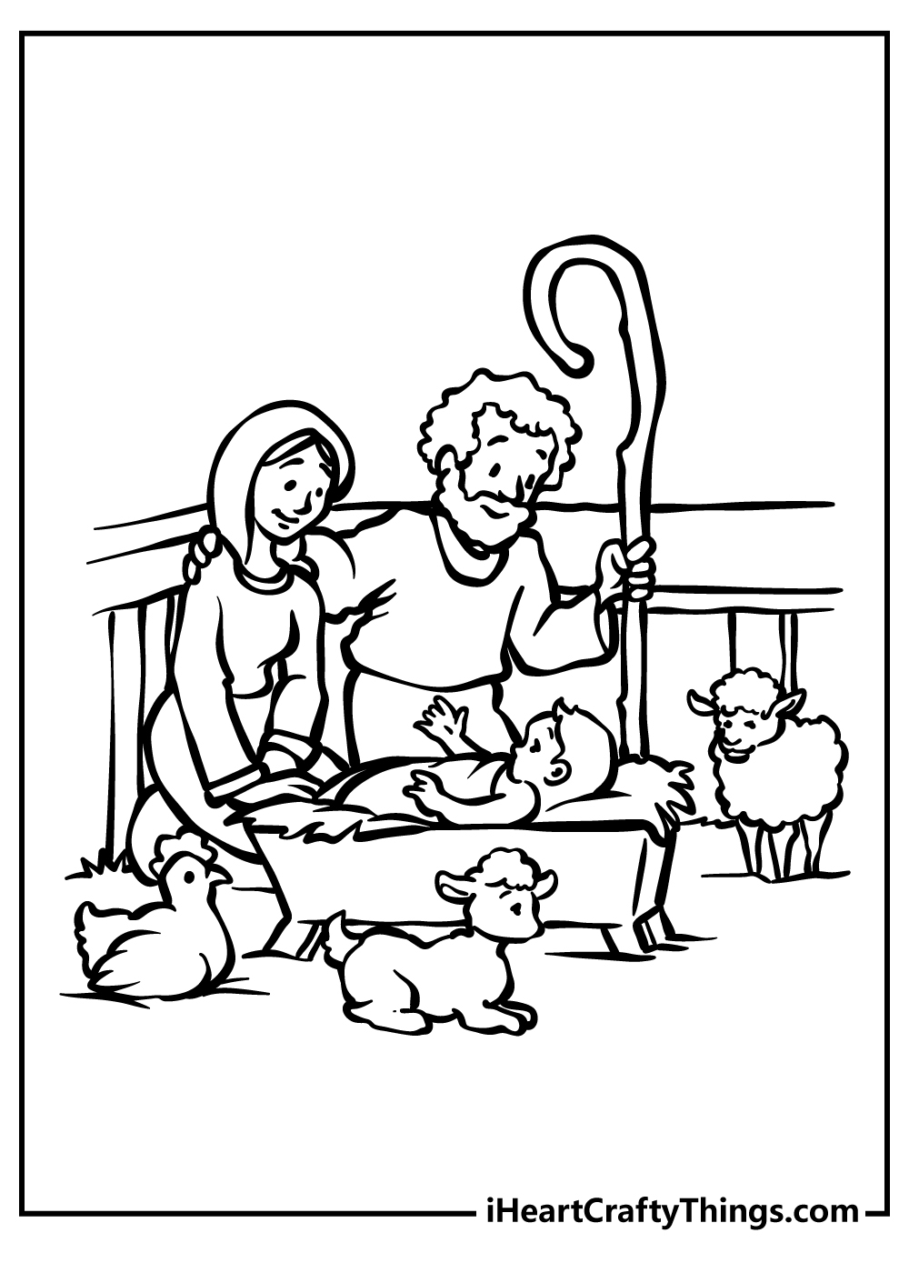 Nativity Coloring Pages 100 Free Printables 