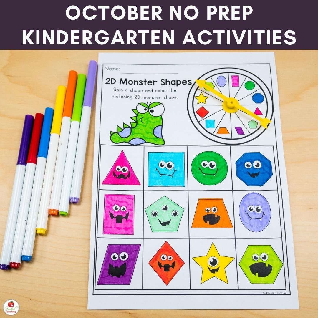October Worksheets For Kindergarten Scary Halloween Activities October Worksheets For Kindergarten Scary Halloween Activities