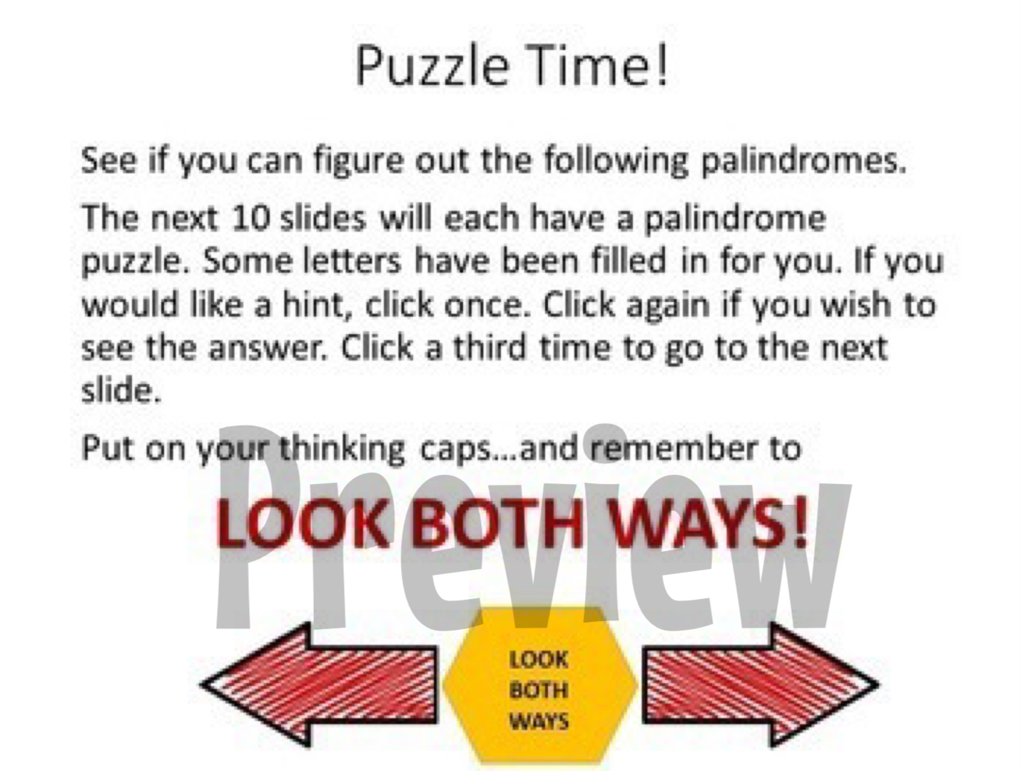 Palindromes PowerPoint Made By Teachers