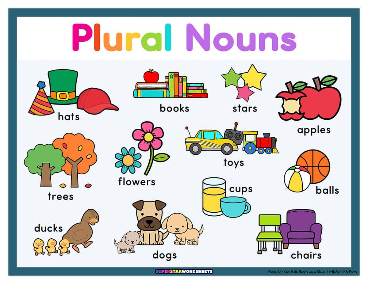 Plural Noun Worksheets Superstar Worksheets