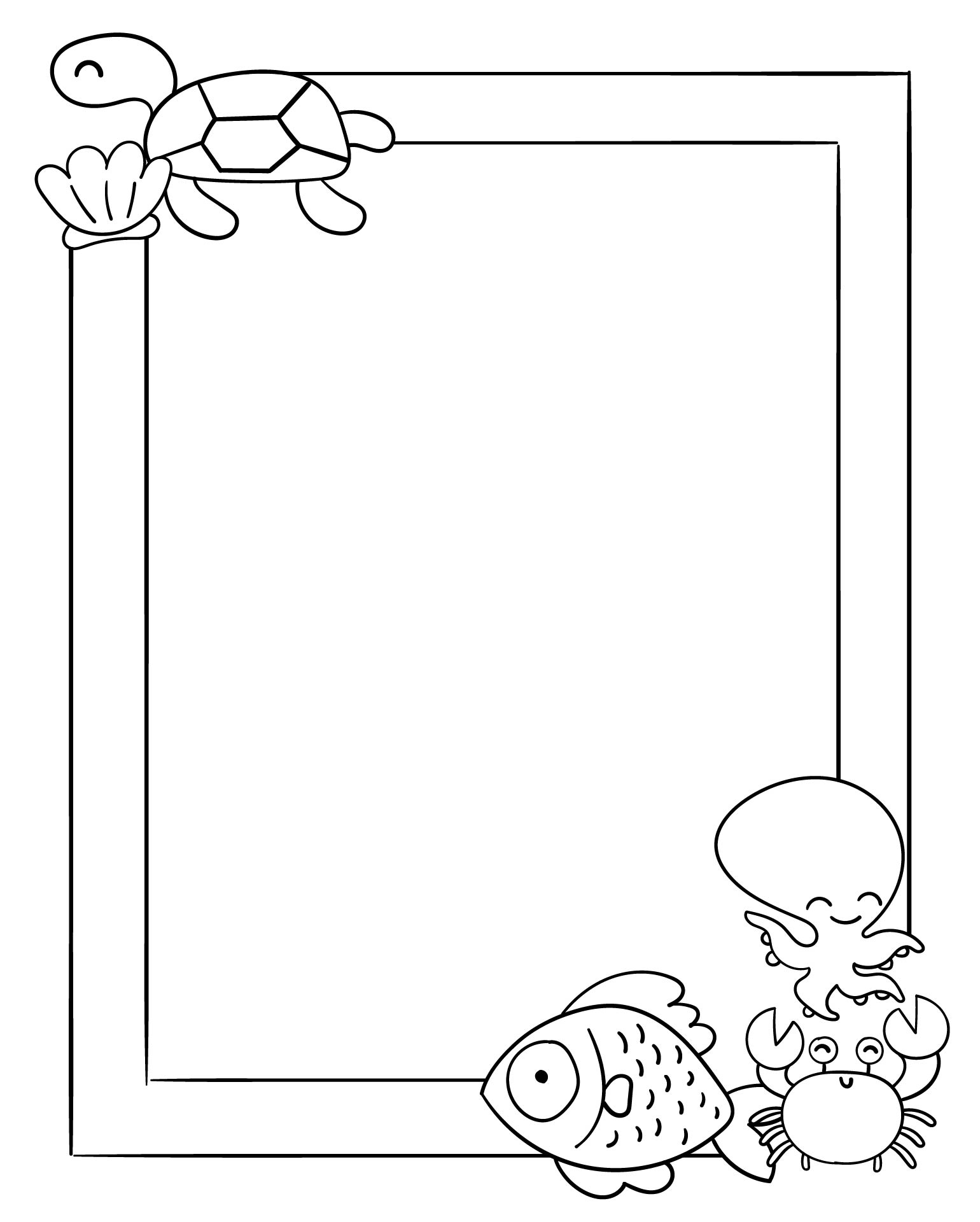 Preschool Border Frame 10 Free PDF Printables Printablee