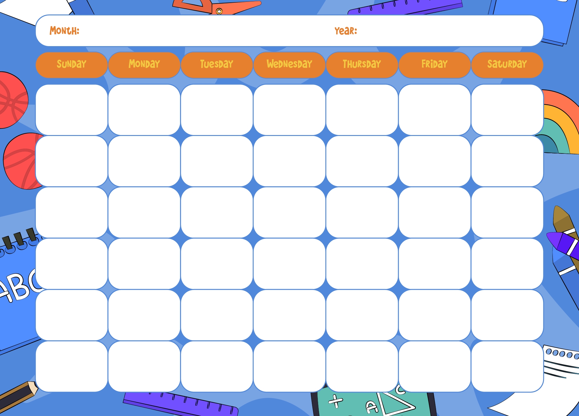 Preschool Calendars 10 Free PDF Printables Printablee Preschool Calendars 10 Free PDF Printables Printablee