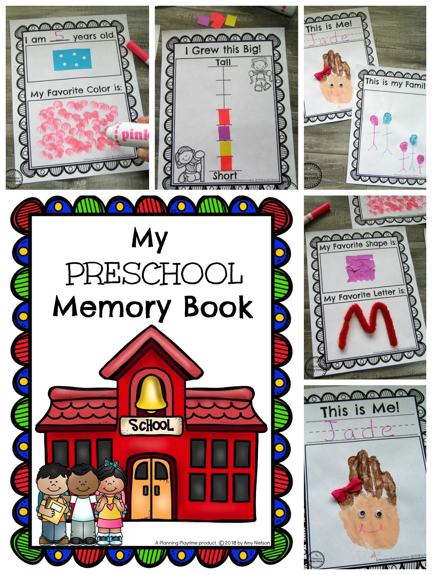 Preschool Memory Book Planning Playtime