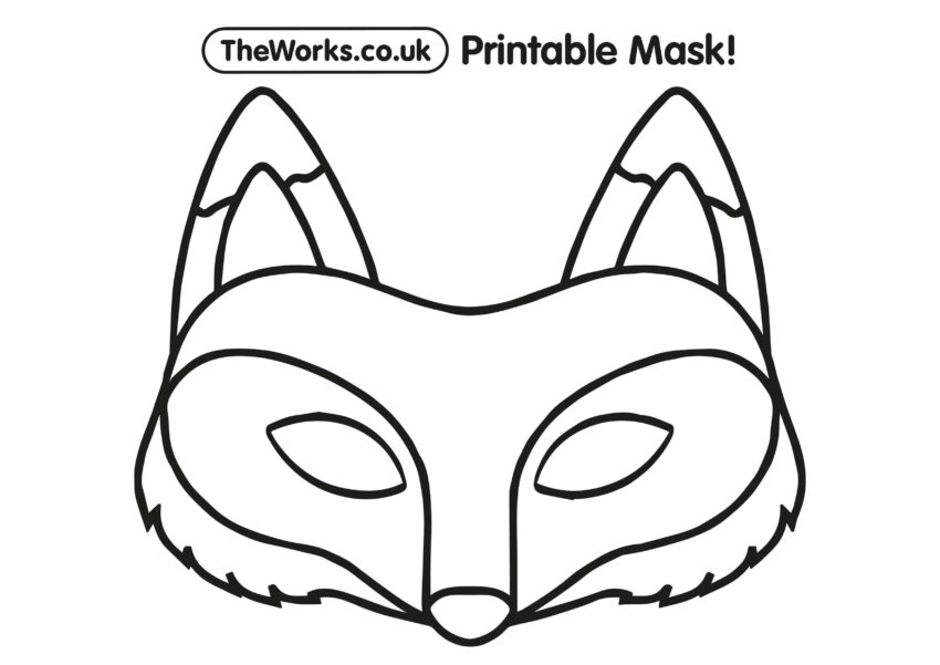 Print At Home Animal Masks The Works Worksheets Library