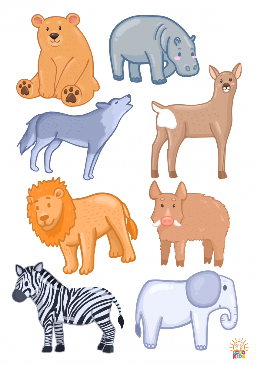 Printable Animal Pictures For Preschoolers