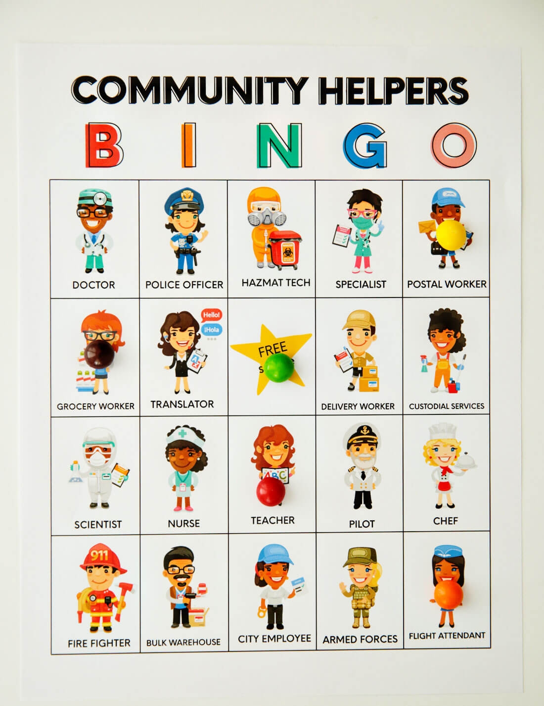Preschool Printable Community Helpers