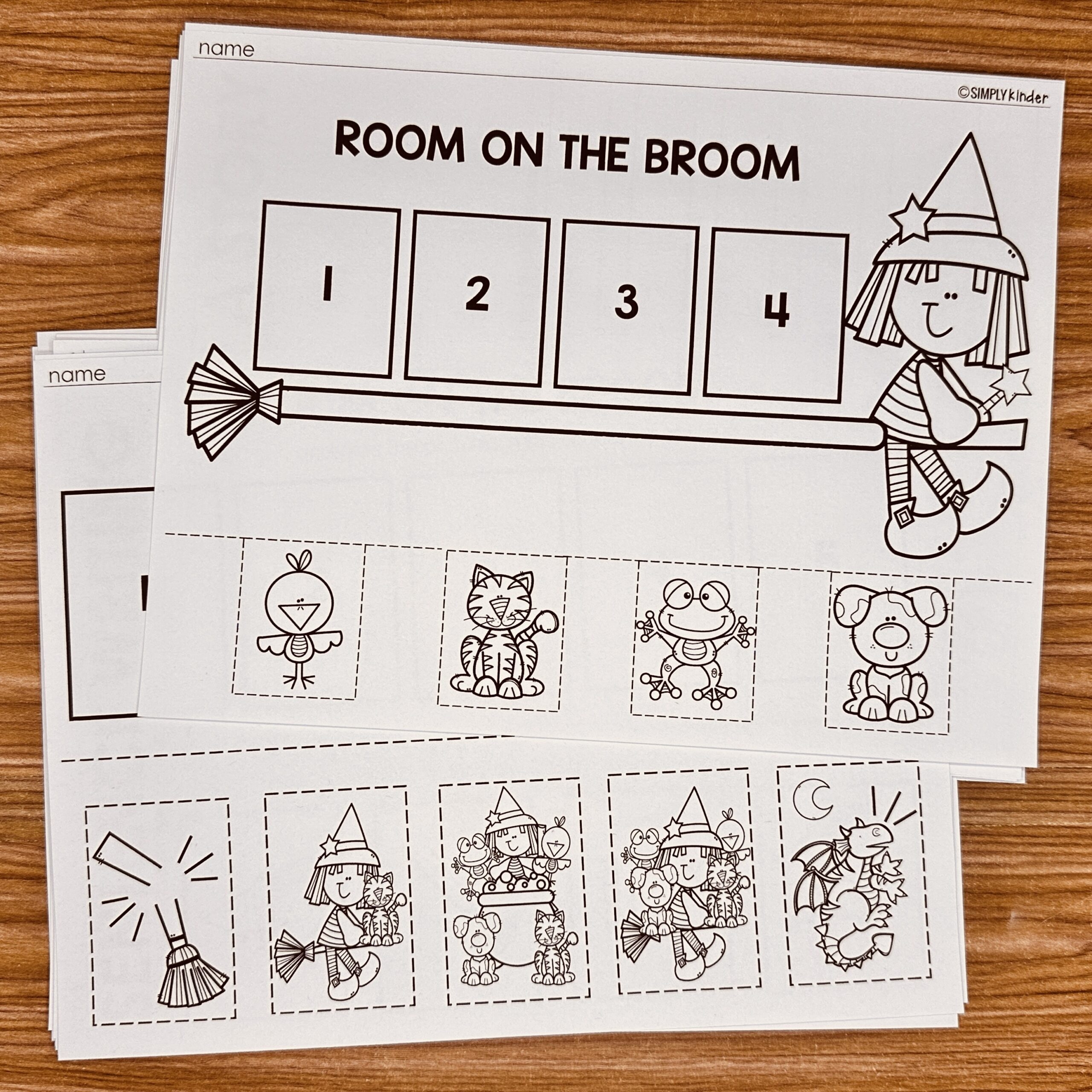 Room On The Broom Sequencing Simply Kinder Plus Room On The Broom Sequencing Simply Kinder Plus