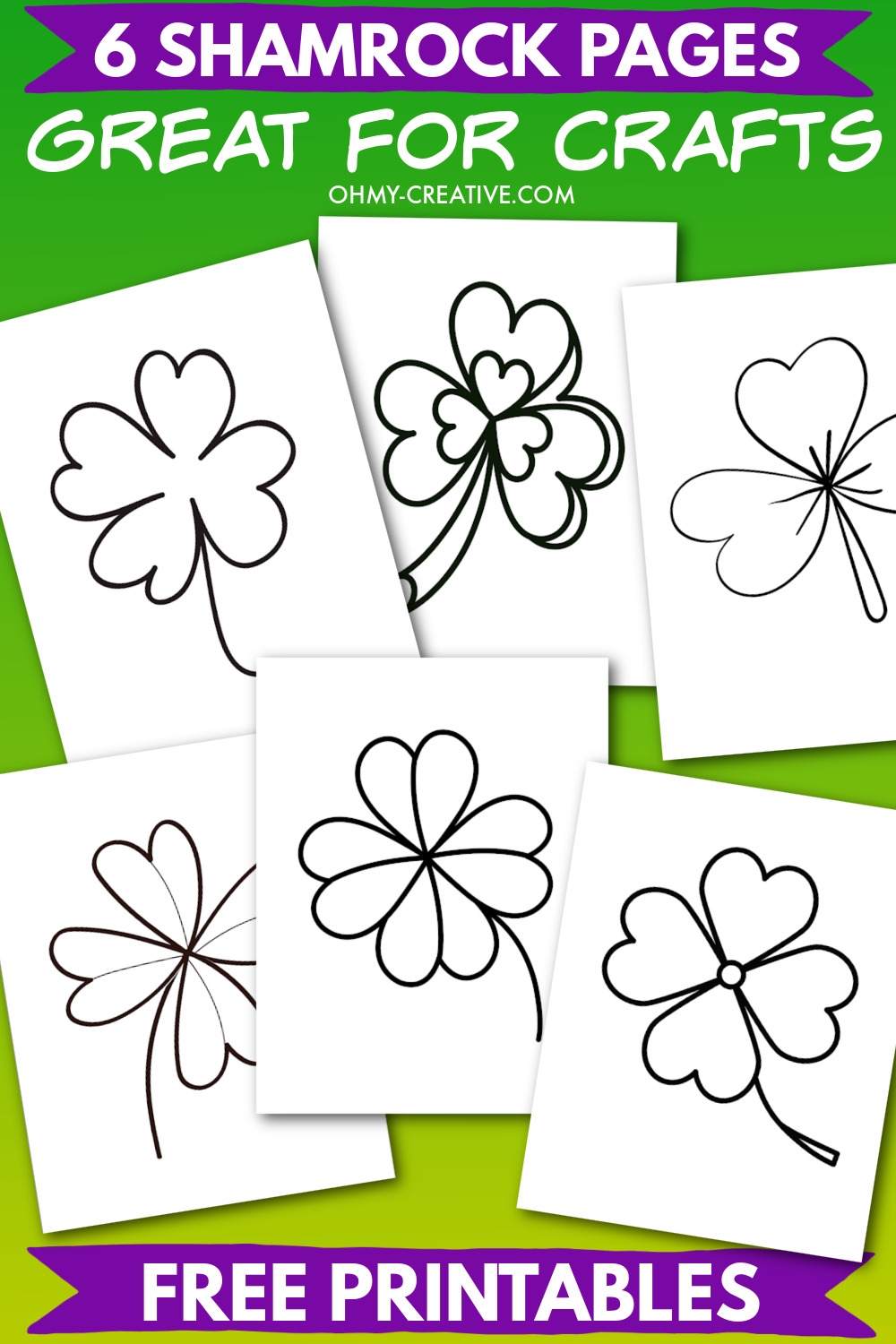 Free Printable Shamrock Crafts For Preschoolers