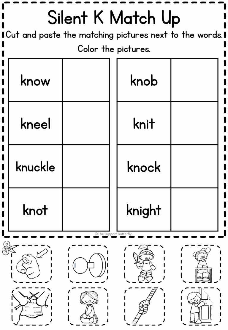 Silent Letter Worksheet Freebie Made By Teachers