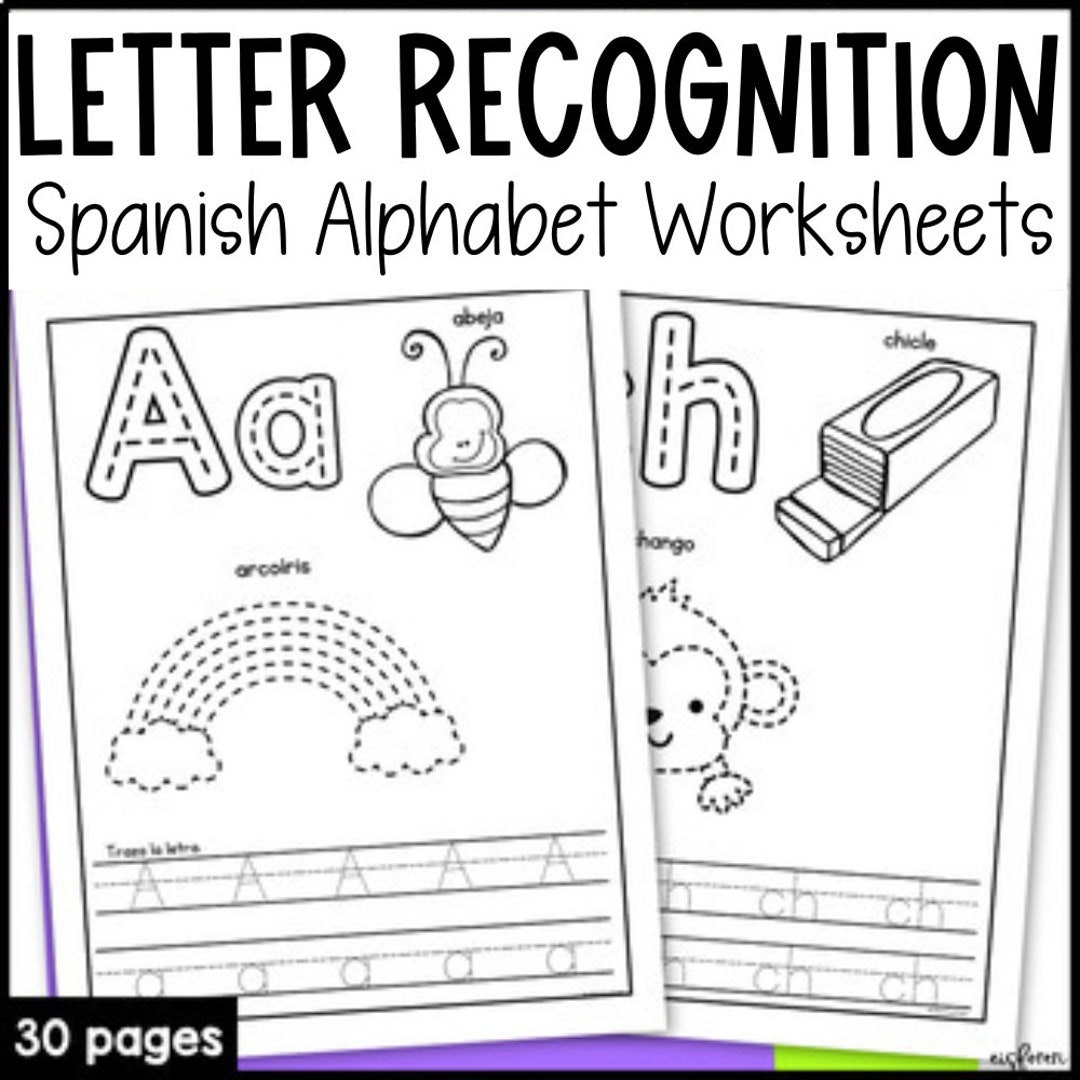 Spanish Alphabet Worksheets For Preschool Spanish Alphabet Worksheets For Preschool