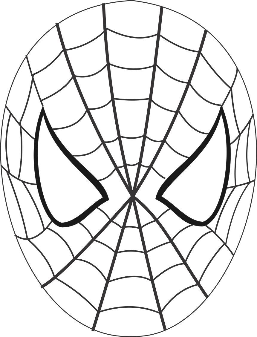 Spiderman Mask Printable Coloring Page For Kids Spiderman Mask Printable Coloring Page For Kids