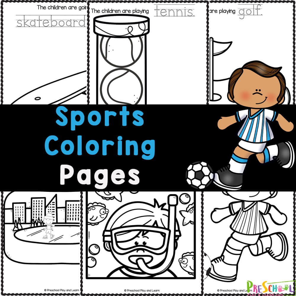 Sport Preschool Printable