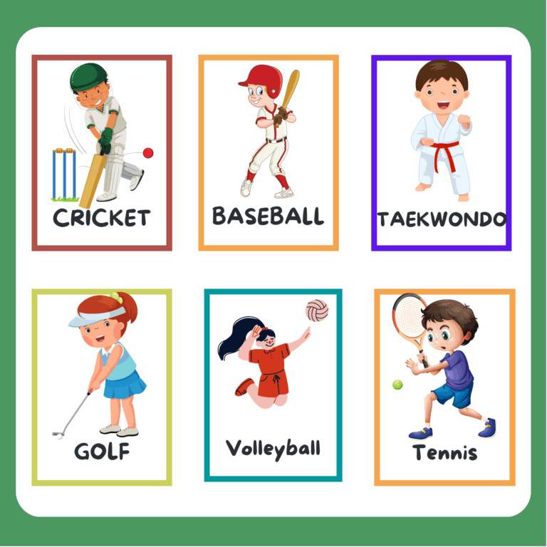 Sports Flashcards Teaching Resources Made By Teachers