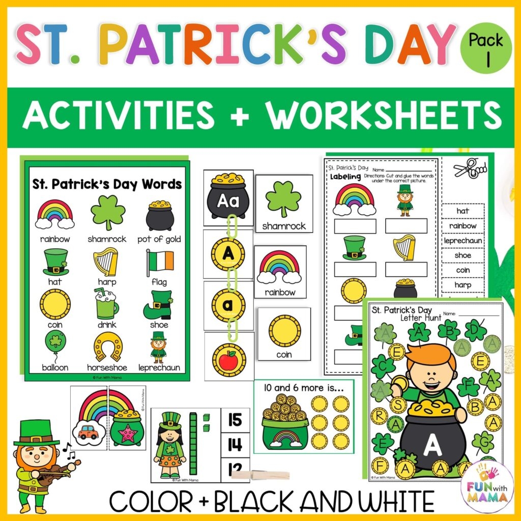 St Patricks Day Printables Preschool