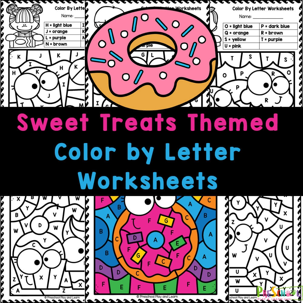 Color By Letter Preschool Printables