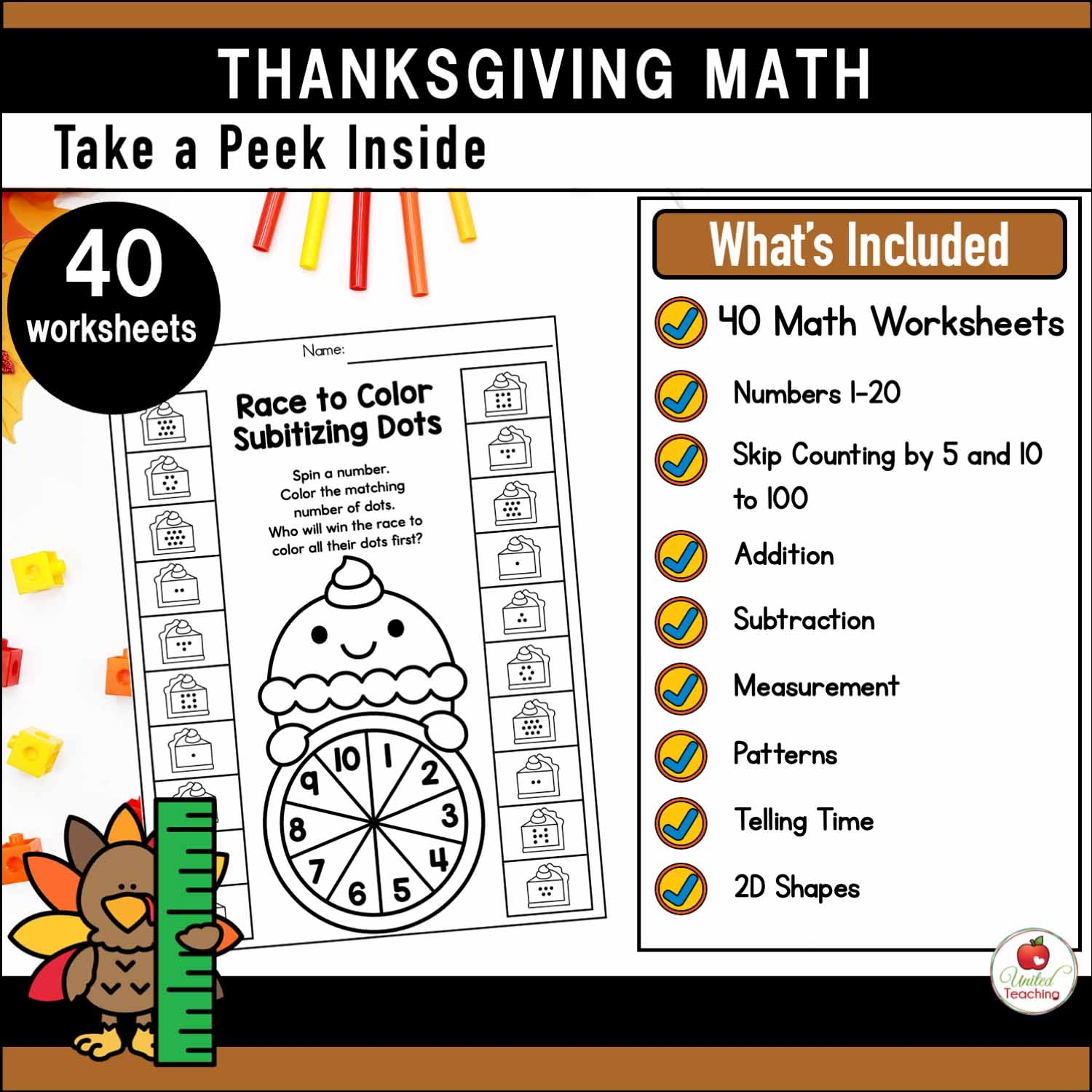 Math Activities For Kindergarten Worksheets