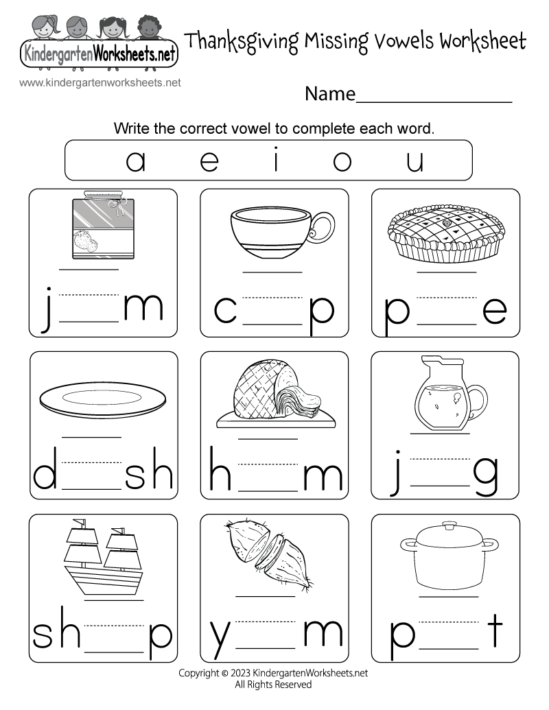 Free Printable Thanksgiving Sight Word Worksheets