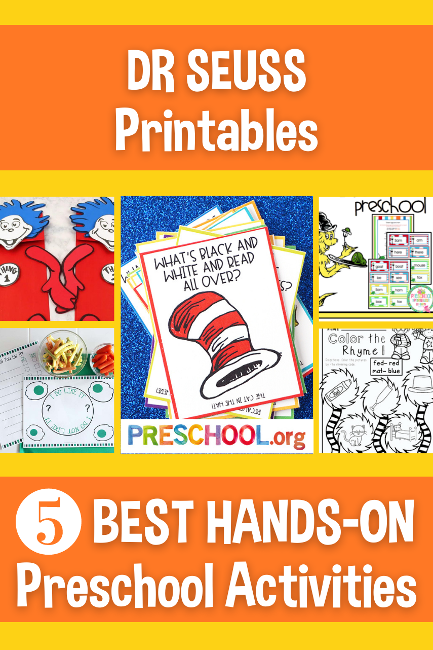 Printable Dr Seuss Activities Preschool