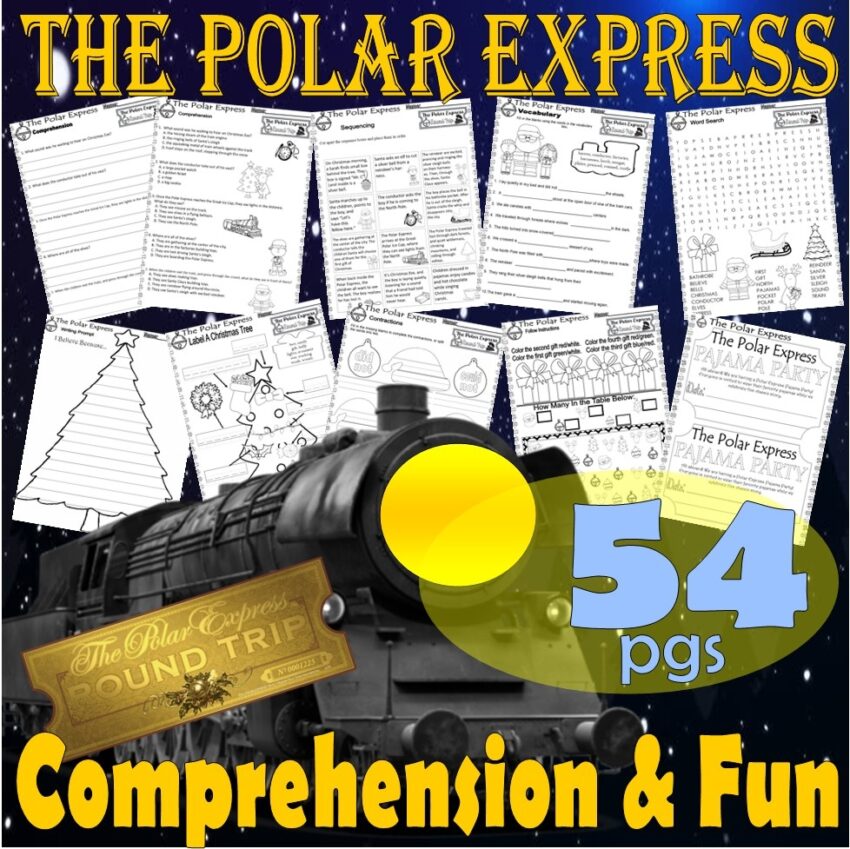The Polar Express Christmas Read Aloud Book Companion Reading