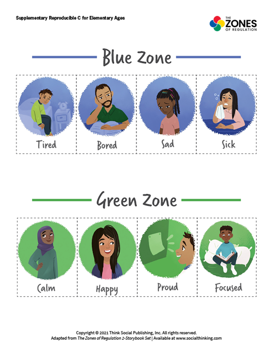Zones Of Regulation Free Printables Preschool Zones Of Regulation Free Printables Preschool