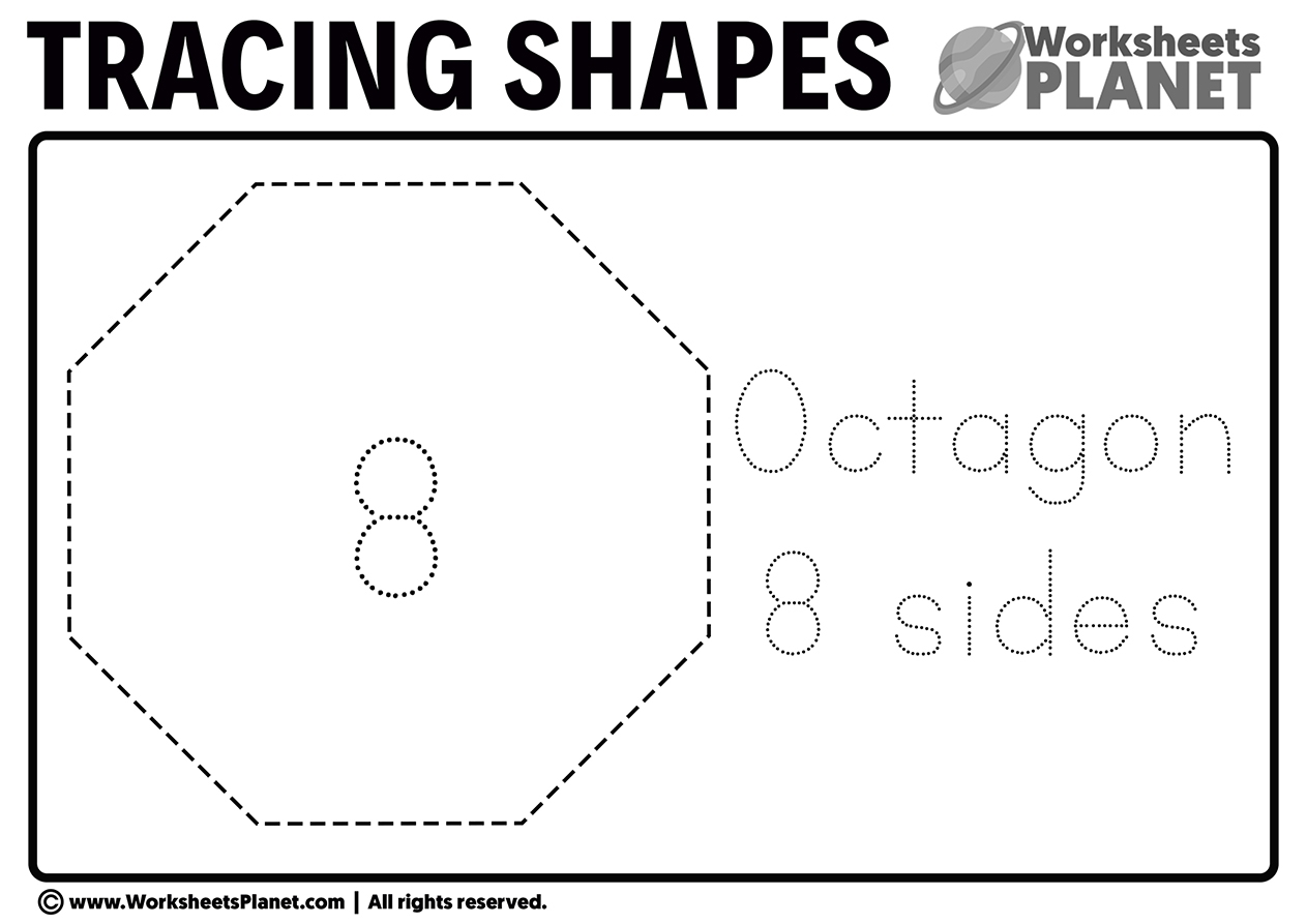 Free Printable Octagon Worksheets For Preschoolers