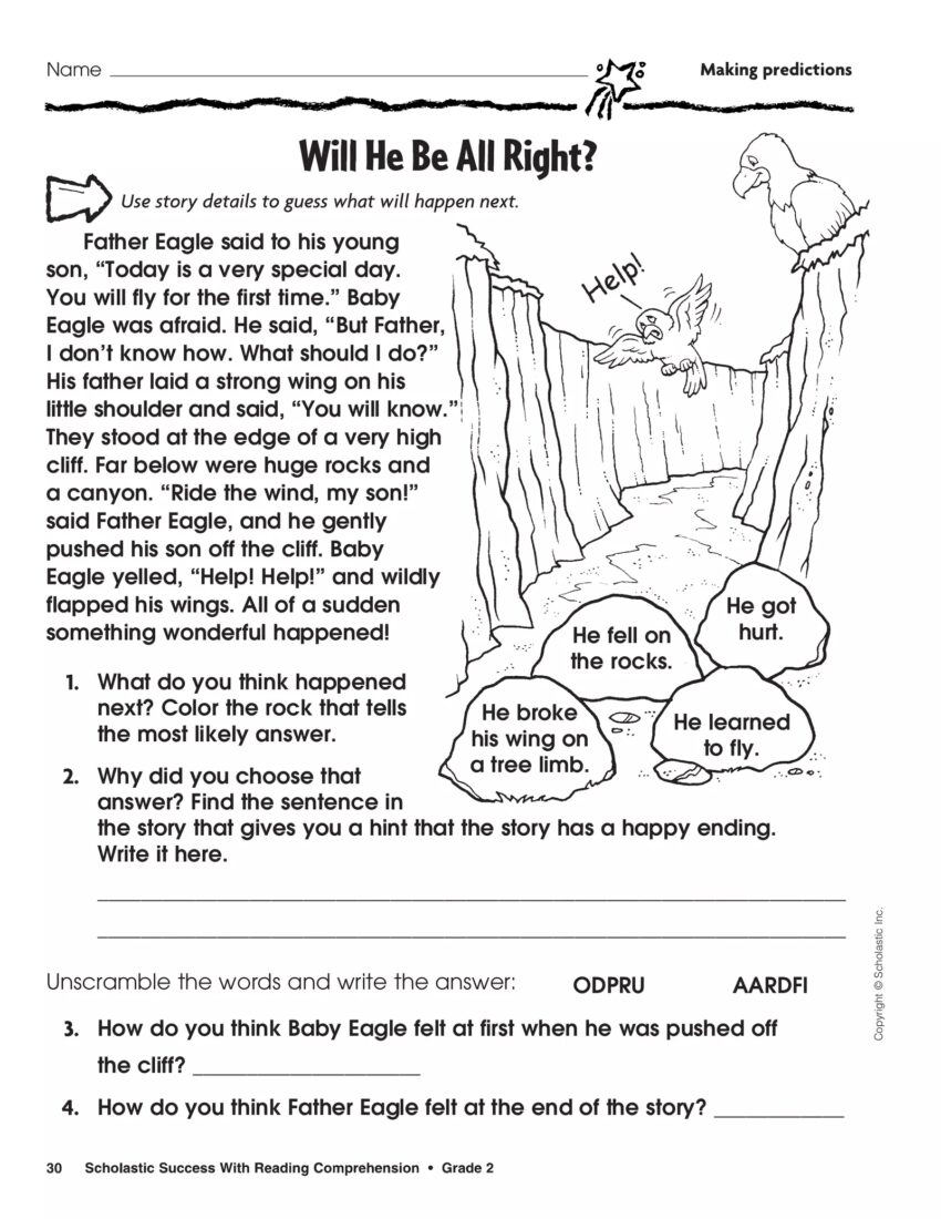 Unit 7 Reading Comprehension Interactive Worksheet Edform