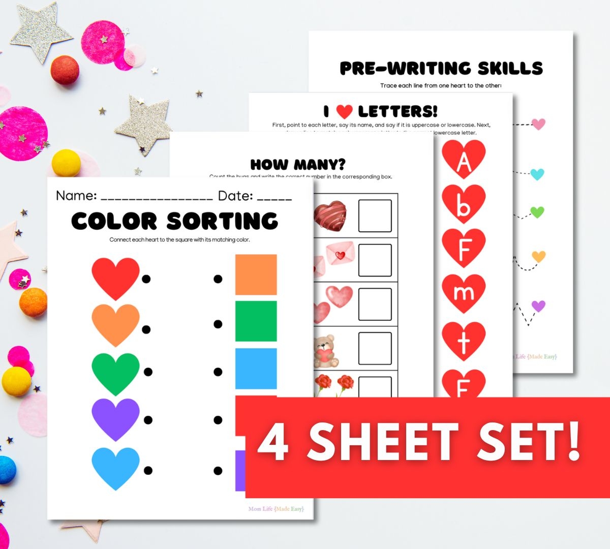 Free Valentine Worksheets Printables
