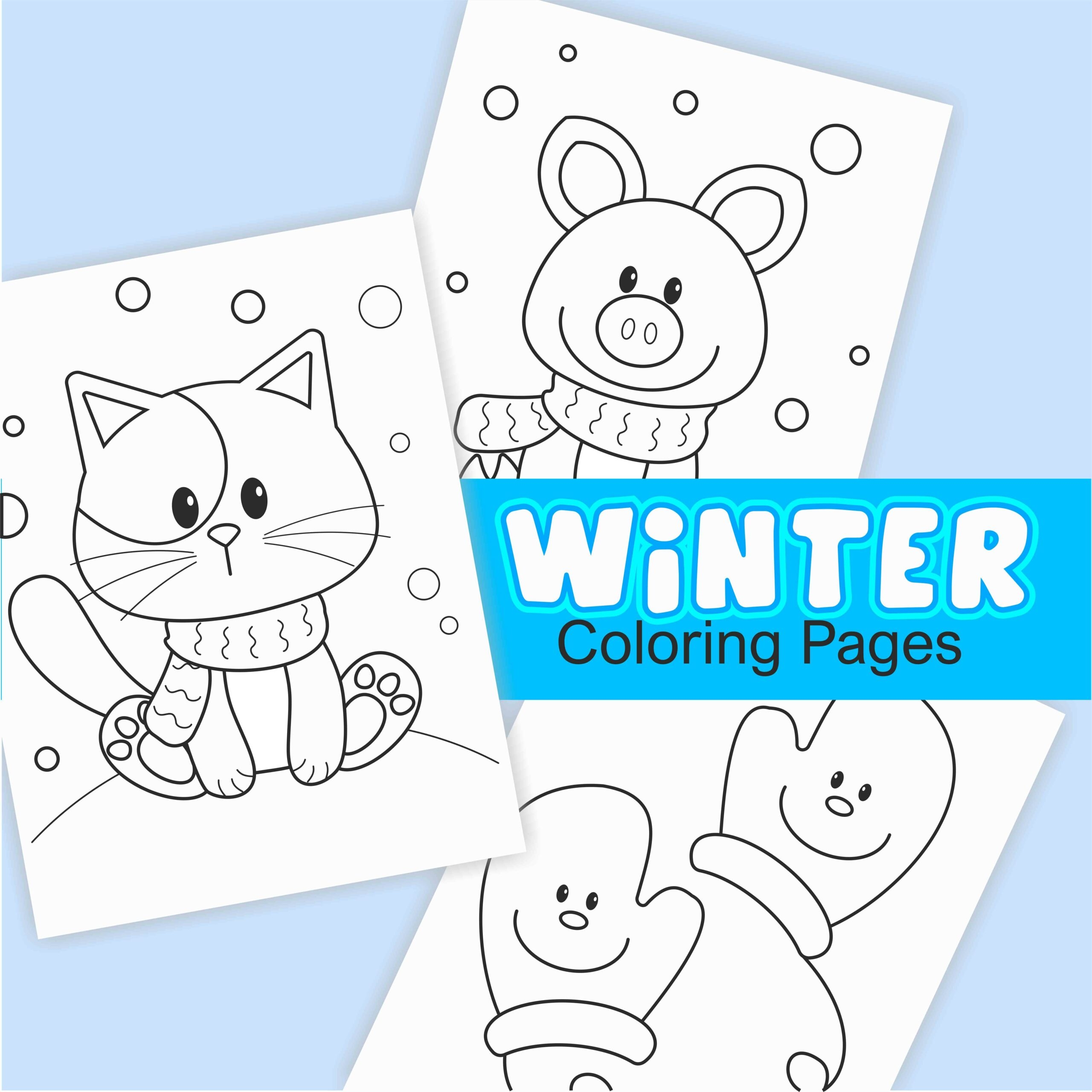 Winter Coloring Pages Kids Winter Coloring Pages Winter Coloring 