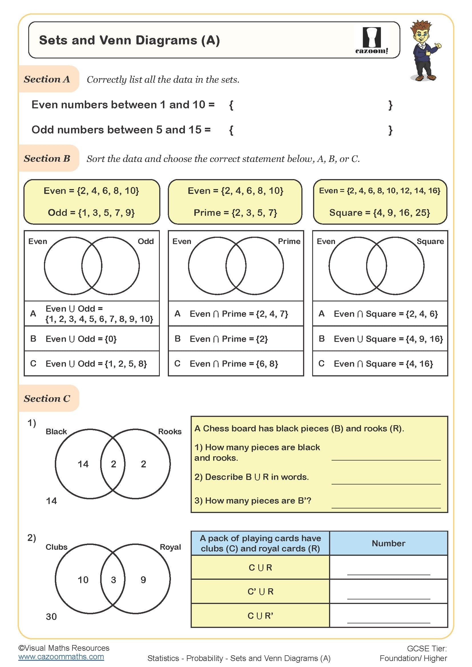 Free Printable Gcse Maths Worksheets