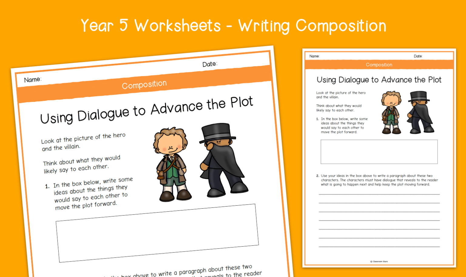 Year 5 Using Dialogue To Advance The Plot Worksheets KS2 Writing Composition Primary English Year 5 Using Dialogue To Advance The Plot Worksheets KS2 Writing Composition Primary English